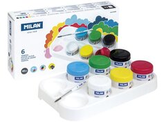 Tempera 6 culori 40 ml Milan